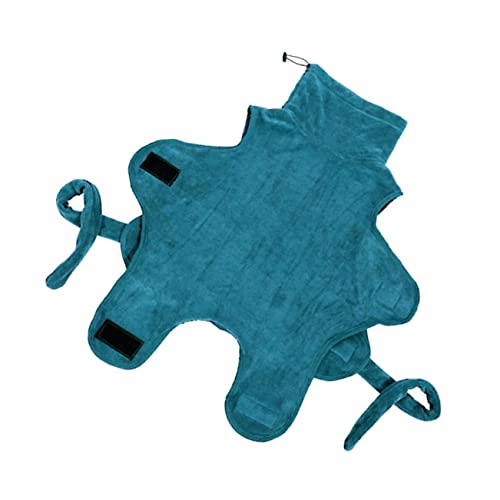 FONDOTIN Nachthemd für Haustiere Welpenbecken Hundebecken Hund cool Hundegeschirr mittlerer hundeschwimmbad hundepflege hundekleidung Dog Clothes Hunde-Pyjama Hund Bademantel Green von FONDOTIN