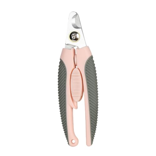 FONDOTIN Nagelschere für Haustiere Katzenbürste Rassen Schermaschinen Unterlage wischt klein pet Grooming Tool Haustierpflege Werkzeug Pfotenschneider für Hunde Haustierbedarf Metall Rosa von FONDOTIN