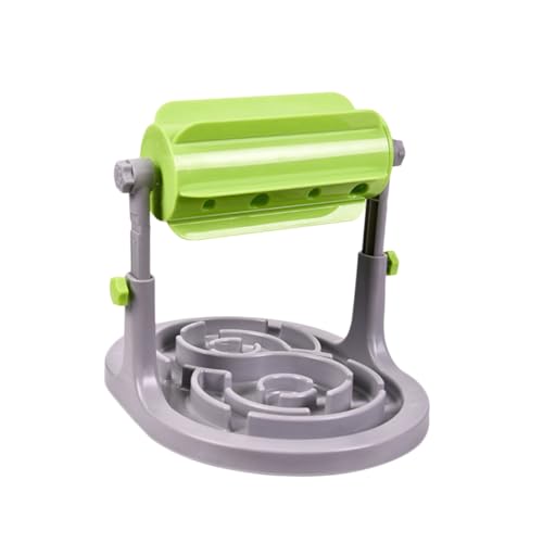 FONDOTIN Plastik Futterspender Slow Feeder mit Rollendem Leckage Mechanismus Kontrolliertes Füttern für Hunde für Futtertraining Langlebig und Sicher Grüner Haustier Roller FONDOTIN Plastik Futterspender Slow Feeder mit Rollendem Leckage Mechanismus Kontrolliertes Füttern für Hunde für Futtertraining Langlebig und Sicher Grüner Haustier Roller von FONDOTIN