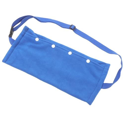 FONDOTIN Reptilien-Reisetasche Reisekissen Rattenträger Hamsterkäfig Accessoires Für Bartagamen Bartagame Hängematte Wurf Tragegurt Für Bartagamen Zwinger Hund Haustier Blue Flanell von FONDOTIN