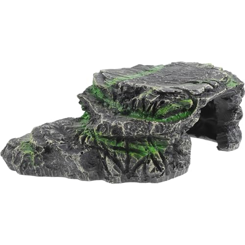 FONDOTIN Schildkröten Terrassenvorrichtung Aquarium Dekoration Reptilien Aquarium Ständer UV Lampe Für Schildkröten Schildkröten Dekore Käfig Terrarium Ständer Schildkrötenhaus von FONDOTIN