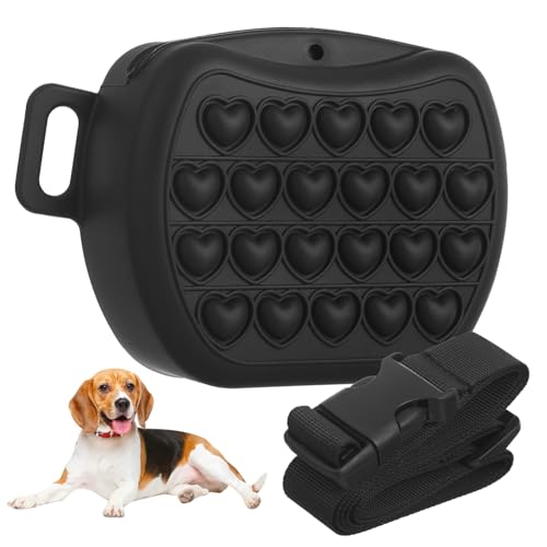 FONDOTIN Silicon Leckerlibeutel Für Hunde Auslaufsicherer Snackbeutel Für Hundetraining Praktischer Futterbeutel Für Hundeleckerlis Ideal Für Outdoor Aktivitäten Und Training von FONDOTIN