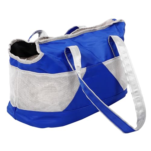 FONDOTIN Tasche Für Haustiere Katzenstreu Hund Haustierkiste Transportbox Für Haustiere Taschen Katzentransporter Katzen Rucksack Zwinger Träger Katzenfutter Katzenhalter Blue Oxford-Stoff von FONDOTIN