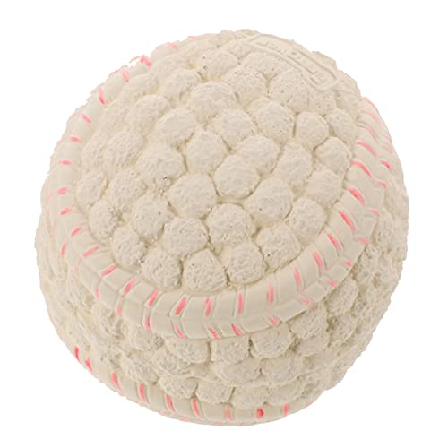 FONDOTIN Tennisspielzeug Für Hunde Hundespielzeugbehälter Haustier Puzzle Spielzeughund Kauer Bälle Für Hunde Hund Seil Slow Feeder Hundenapf Quietschend Welpe Ball Emulsion Weiß von FONDOTIN