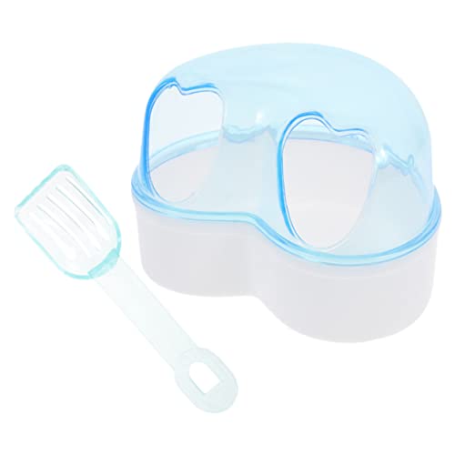 FONDOTIN Transparente Hamster Sandbad Box 1 Set Badebehälter Für Kleintiere Ideal Für Hamster Und Andere Nager Fördert Das Wohlbefinden Und Die Hygiene Im Käfig von FONDOTIN