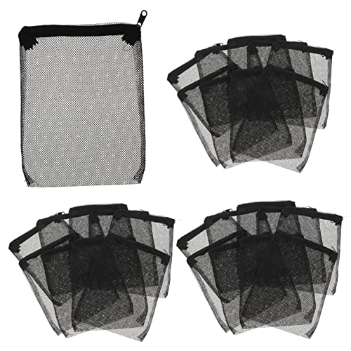 FONDOTIN Wiederverwendbare Filterbeutel Für Aquarien Schwarze Filtrationsbeutel 14x20cm Für Effektive Wasserfiltration Im Fischbecken Filterzubehör Für Aquarienpflege von FONDOTIN