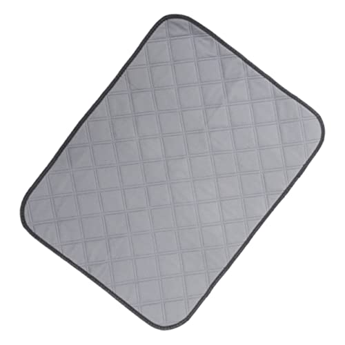 FONDOTIN Wiederverwendbare Hunde PIPI Matte Welpen PIPI Pad Für Den Innenbereich Haustier Trainings Pad Waschbare Hundematte 2er Set 90x60 cm Grau von FONDOTIN