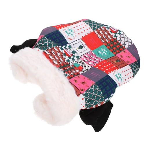 FONDOTIN Winddichte Hundekleidung Hundejacke Hunde Kapuzenpullover Haustier Weihnachtspullover Für Hunde Hundekostüme Weihnachtsweste Für Hunde Warmer Hundemantel Hundekleid von FONDOTIN