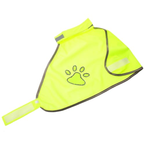 FONDOTIN reflektierende Weste für Haustiere Hundepflegeset Hundeleine Bausatz Hundejacke Hunde-Leggings hundemantel Hundewesten Outdoor-Haustierkleidung Polyester Light Green von FONDOTIN