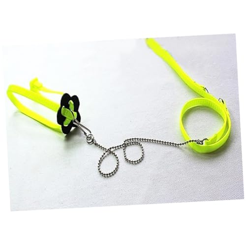 FONDOTIN verstellbares Geschirr für Reptilien Reptile Leash Lizard Harness Pet Leash for Carrying Reptiles schleichtiere 1,2 m langes Eidechsengeschirr Reptiliengeschirr Green von FONDOTIN