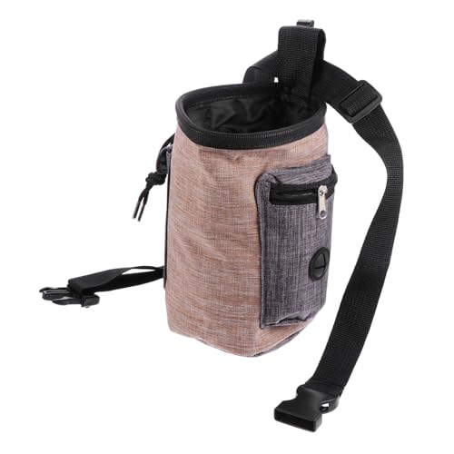 FONDOTIN wasserdichte Hundeleckerlitasche mit Integriertem Kotbeutelspender Verstellbarem Hüftgurt und Seitlichen Taschen für Schlüssel und Leckerlis für Welpen und Agility FONDOTIN wasserdichte Hundeleckerlitasche mit Integriertem Kotbeutelspender Verstellbarem Hüftgurt und Seitlichen Taschen für Schlüssel und Leckerlis für Welpen und Agility von FONDOTIN