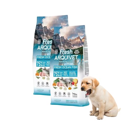 2X ARQUIVET Fresh Halbfeuchtes Hundefutter Ozean Fisch 2,5 kg Erwachsene Hunde Alle Rassen Aduld Ausgewogen von FORTISLINE