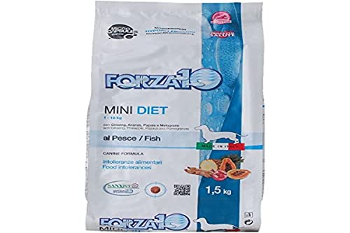 Forza 10 Mini Diät Trockenfisch Hund kg. 1,5 - Trockenfutter für Hundekroketten von FORZA