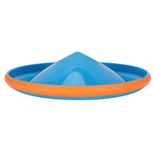FOTABPYTI Flying Disc Hundespielzeug, Lustiges Leichtes Hunde-Flying Disc-Spielzeug für den Innenbereich für Rasen (Blau) von FOTABPYTI
