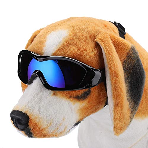 Kunststoff-Sonnenbrille für Haustiere UV-Schutzbrille Hundebrille Kunststoff-Haustierbrille für Hunde(Black) von FOTABPYTI