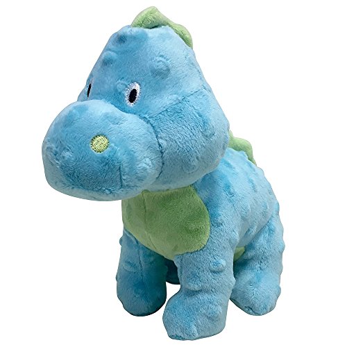 FouFou Dog 85603 Dino Plush Toy Small - Blue Hundespielzeug von FOUFIT