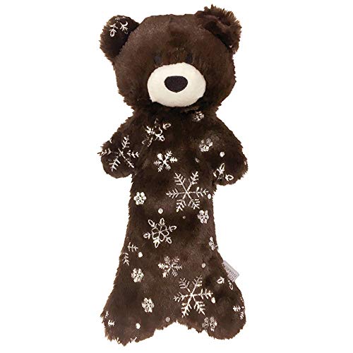 FouFou Dog 87142 Metallic Frost Stuffless Crinkle - Bear Hundespielzeug, 300 g von FOUFIT