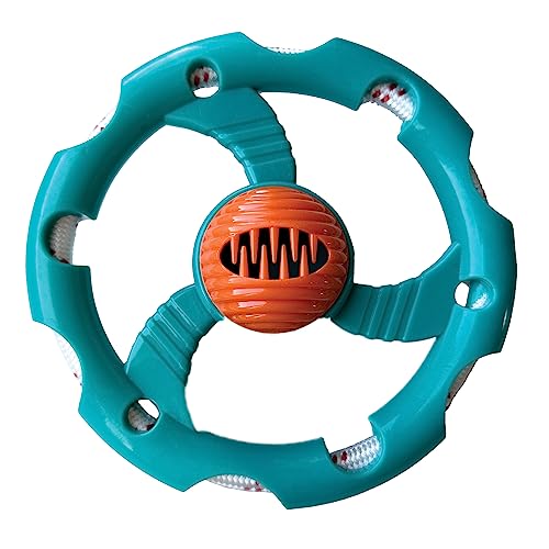 fouFit FouFouBrands Hide n Seek Tug-O-Rope Leckerli-Spender Nasenarbeit Spielzeug für Hunde, Ring von FOUFIT