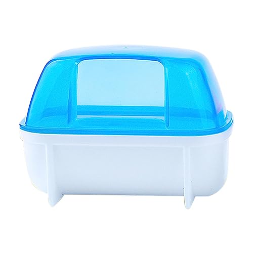 FOUNCY Hamster-Sandbad, Hamster-Sandbadbehälter, abnehmbare Hamster-Sand-Badebox, Hamsterstreubox, Hamster-Sand-Badebox, Katzentoilette, transparente Hamster-Badewanne, ideal für Mäuse von FOUNCY