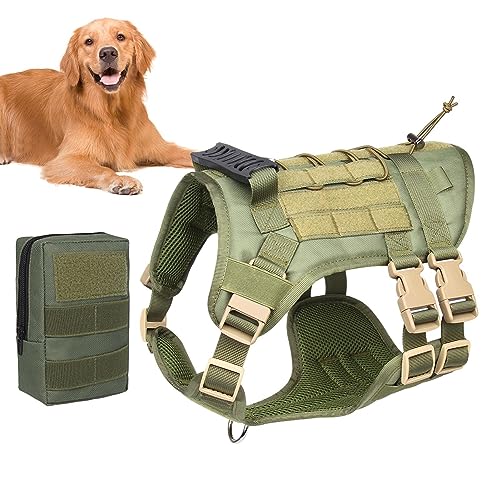 FOUNCY Hundegeschirr für Haustiere, verstellbares Hundegeschirr, verschleißfeste Hundeweste für große und mittelgroße Hunde von FOUNCY