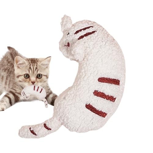 FOUNCY Indoor Cat Bite Toy - Cartoon Cat Shaped Chewing Toys for Dogs and Cats | Interactive Cat Toys for Pet Shelter, Outing, Camping, Pet Shop, Home von FOUNCY