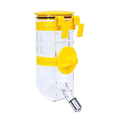 FOUNCY Vogelwasserspender für Käfig | Vogelwasserschale Papagei Wasserspender - Automatischer Vogelkäfig Futterspender 350ml Wasserflasche Trinker für Eichhörnchen, Papageien, Vögel, Meerschweinchen von FOUNCY