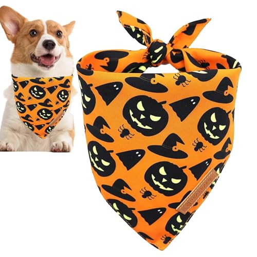 Spinnennetz-Halstuch, Schicht-Katzen-Bandana, Dreieckstuch für Hunde, Halloween-Kostüme, Spinnennetz-Druck Founcy von FOUNCY