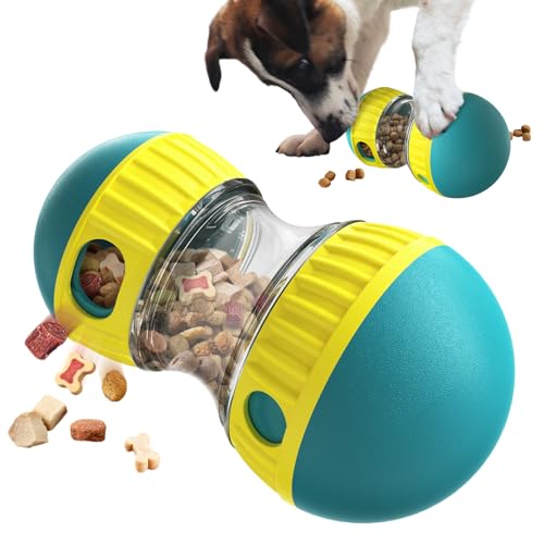 FOXLVDA Leckerli-Dosierendes Hundespielzeug, verstellbare Futterspender, Rätsel, langsames Füttern für große Hunde, interaktives Hundespielzeug für intelligente kleine Hunde, Hundespielzeug, um Ihren von FOXLVDA