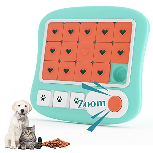 FOXMM Hunde-Puzzle-Spielzeug, interaktives Leckerli-Puzzle-Hundespielzeug für IQ-Training und geistige Stimulierung, Leckerli-Puzzle-Dosierung mit Quietsch-Design für große, mittelgroße und kleine intelligente Hunde von FOXMM