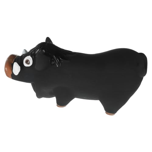 FOYTOKI Quietschendes Hundespielzeug interactive dog toys knete Spielzeug Quietschschwein Welpen-Backenzahn-Spielzeug Kauspielzeug für Welpen Cartoon-Hundespielzeug Spielzeug für Haustiere von FOYTOKI