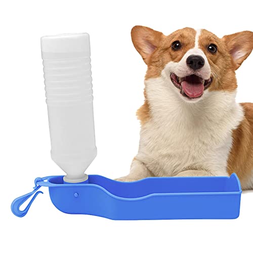 FPGEAR Hundespaziergang-Reiseflasche - Wasserspender für Welpen,Tragbarer Trinknapf für Haustiere i Freien, auslaufsicheres Hunde-Auslaufzubehör für Wandern, Camping, Reisen, Katze, kleine Haustiere von FPGEAR