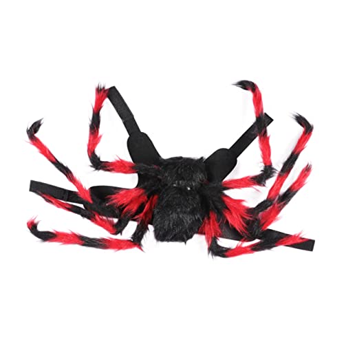 FRCOLOR 1 STK Spinnenkostü Für Haustiere Halloween-haustierbekleidung Halloween-spinne Mit Riemen Outfits Für Simulationsspinnentiere Kostü Hundeumhang Der Hund Haustier Katze Plüsch von FRCOLOR