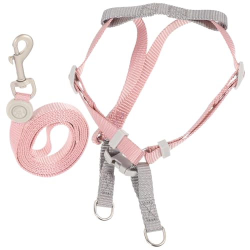 FRCOLOR Hasenanzug 1 Satz Verstellbares Hundegeschirr Leicht Zu Kontrollierende Hundeweste Trainingsgeschirr Für Hunde Haustier Geschirr Haustierweste Kontrollieren Polyester Leine Welpen von FRCOLOR