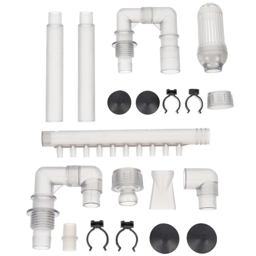 FRCOLOR 1 Set Sanitärarmaturen Aquarium Versorgung Aquarium Wasserschlauch für Aquarium Ersatz Fisch Tank Tube Ansaug- und Ausflussrohr Wasserzufluss Rohr ABS Auslassrohr Generator von FRCOLOR