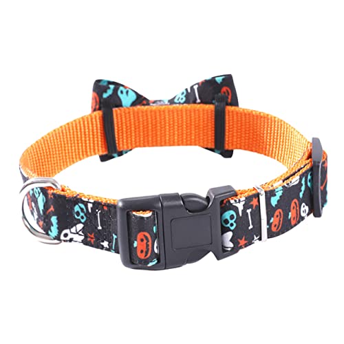 FRCOLOR Katzenhalsband 1stk Haustierhalsband Thanksgiving-Haustier Kürbis Hundehalsband Halloween-Katzen-Halstuch Welpen Welpen-Bandana Die Katze Haustierzubehör Stoff von FRCOLOR