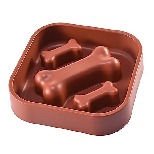 FRCOLOR 1Stk Haustiernapf plastikschalen plastikschüsseln Trockenfutter pet Supplies pet Bowl Hundehaufen Dropshipping Zubringer Geschirr Anti-Erstickungs-Schüssel Slow-Food-Bowl von FRCOLOR