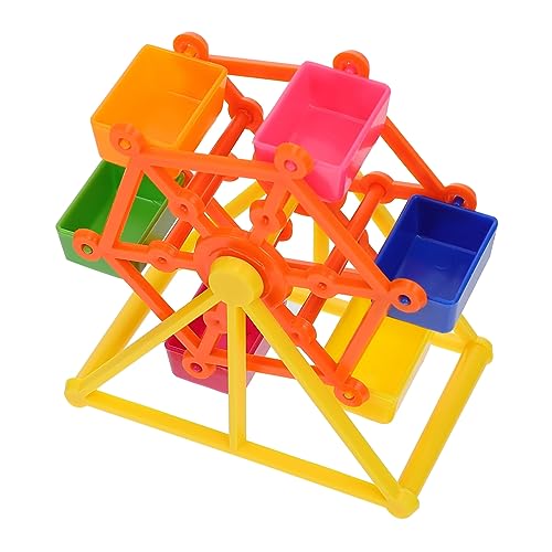 FRCOLOR 1Stk Papagei Spielzeug Bird Toys papageienspielzeug für zu Hause Futtersuchspielzeug für Spielzeuge Haustier nagen Ausbildung stütze Dekoration beiläufig Rad Essensbox von FRCOLOR