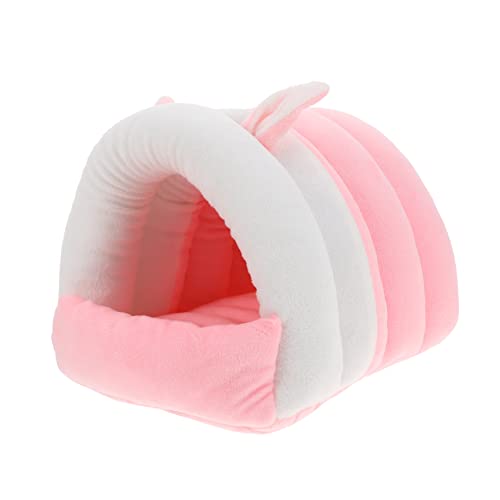 FRCOLOR 1Stk Hamsternest Pad Eichhörnchenhaus Hamster Bett hamsterbett Winterschlafsack Plüschtiere Warmes Hamsterhaus Ruhebett für Haustiere warm halten das Bett von FRCOLOR