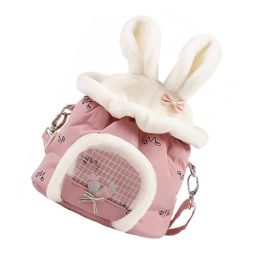 FRCOLOR 1stk Hamstertasche Meerschweinchen Tasche Hamster Outdoor Transportbox Hamster-ausgangsbeutel Hamstertragetasche Eichhörnchenträger Wegbringen Reisen Eichhörnchen Käfig Plüsch von FRCOLOR