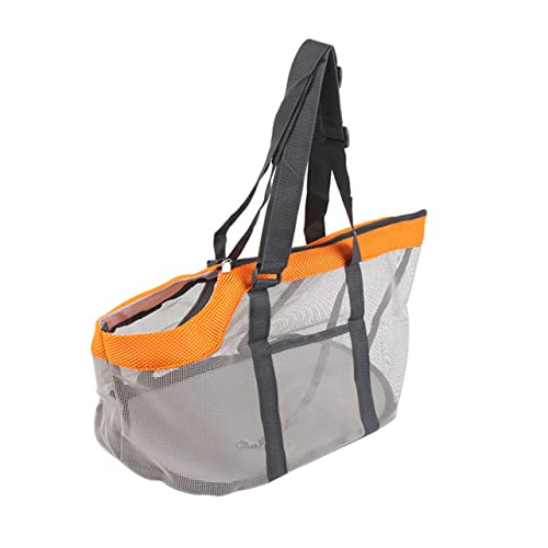 FRCOLOR 1 Stück Haustier-Handtasche Hundetragetasche Outdoor-Haustiertasche Welpen-Reisetasche Atmungsaktive Hundetasche Kaninchen-Tragetasche Haustier-Vorderrucksack Transparente von FRCOLOR