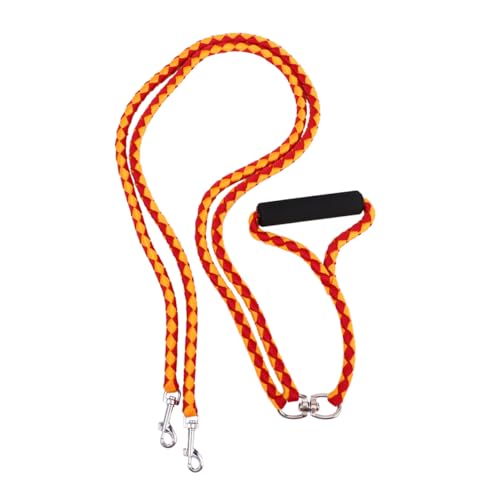 FRCOLOR Outdoor-Leine 1stk Haustierleine Geflochtene Hundeleine Keilriemen Handgefertigt Reisen Bungee-Gurt Trainingsleine Für Hunde von FRCOLOR