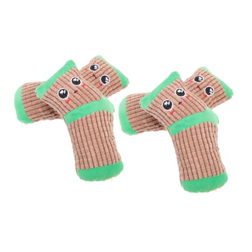 FRCOLOR 2 Paar Spielzeug Aggressive Kauer Vokalisierende Hundesocke Haustiere Cartoon-socken Hunde Quietschende Socke Outdoor-spielsets Welpe Hund Quietscht Plüsch Indoor-Hund Singen von FRCOLOR