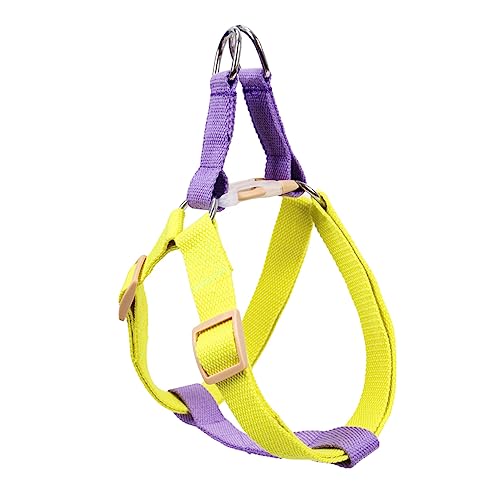 FRCOLOR 2 STK Hundegeschirr in Farbe Reflektierendes Hundegeschirr Verstellbares Haustier Trainingsgeschirr Für Hunde Tanktops Violett Der Hund Polyesterband Halsband Reisen von FRCOLOR