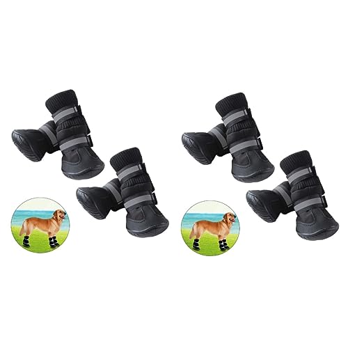 FRCOLOR Hundestiefel 2St Winterschuhe für Hunde pfotenschutz e Dog Shoes Hundepfoten Hunde Schneeschuhe Haustierschuhe Haustier-e Stiefel für Hunde Haustier Hund erröten von FRCOLOR