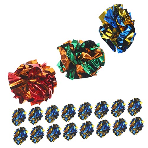 FRCOLOR 20stücke Bunte Knisterbälle Für Katzen Leichtes Katzenspielzeug Aktivität Und Geistigen Interaktives Spielzeug Für Kätzchen Und Katzen Für Spiel Und Spaß FRCOLOR 20stücke Bunte Knisterbälle Für Katzen Leichtes Katzenspielzeug Aktivität Und Geistigen Interaktives Spielzeug Für Kätzchen Und Katzen Für Spiel Und Spaß von FRCOLOR