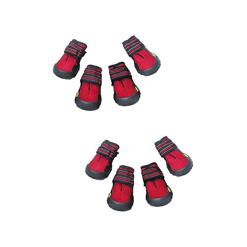 FRCOLOR Hundeschuhe 2st Haustierschuhe Hundestiefel Haustier-hundeschuhe Schuhe Für Hunde Stiefel Für Hunde Netzschuhe Draussen Dog Shoes von FRCOLOR