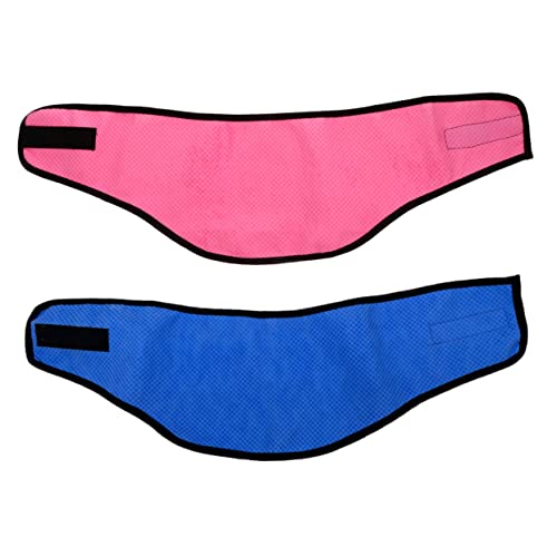 FRCOLOR 2st Haustier Cooler Schal Haustier-Bandana Hundekühltuch Sommeraccessoires Für Hunde Kühlendes Bandana Für Haustiere Kühlweste Für Hunde Kühldecke Bett Hündchen PVA Haustier EIS von FRCOLOR