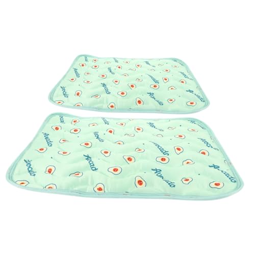 FRCOLOR 2st Hunde-wickel Polster Wiederverwendbare Pee Pads rutschfeste Hundeunterlagen Waschbare Pee-Pads Laufstallmatten Für Welpen Pinkelunterlage Für Welpen Zaunmatte Stoff Haustier von FRCOLOR