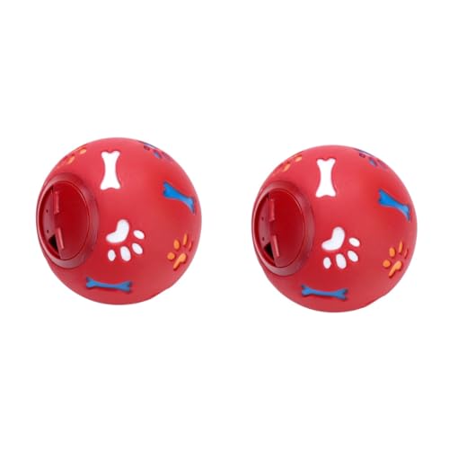 FRCOLOR 2st Trainingsbedarf Für Haustiere Leckball Für Haustiere Interaktives Hundespielzeug Für Kleine Hunde Spenderball Für Hundeleckereien Hundebälle Tierfutter Trainingsmaterial Becher von FRCOLOR