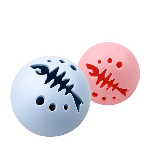 FRCOLOR 3 STK Spielzeug für Haustiere Katzenminze Kauspielzeug Spielzeuge Katze Indoor-Spielpuppe Ballspielzeug für Katzen kauen Katzenball Glocke Kugel Katzenspielzeug Katzenminze Bälle von FRCOLOR